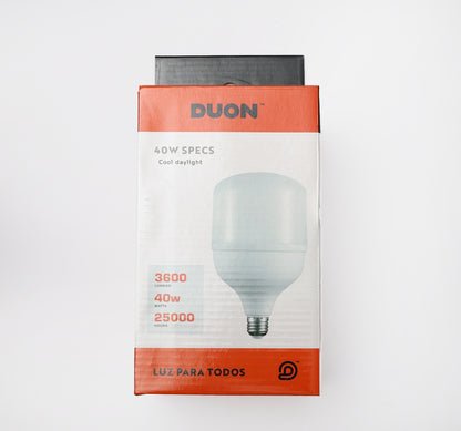 BOMBILLO M/ DUON 40W LUZ BLANCA