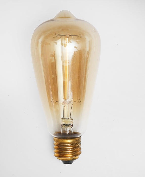 BOMBILLO LEDISON VINTAGE DECORATIVO E27 40W LUZ AMARILLA