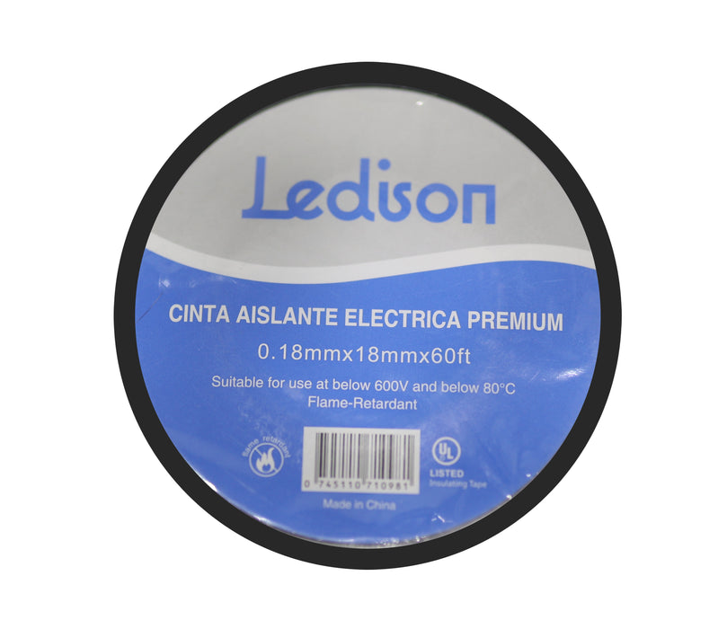 CINTA AISLANTE PREMIUM LEDISON CON RETARDANTE