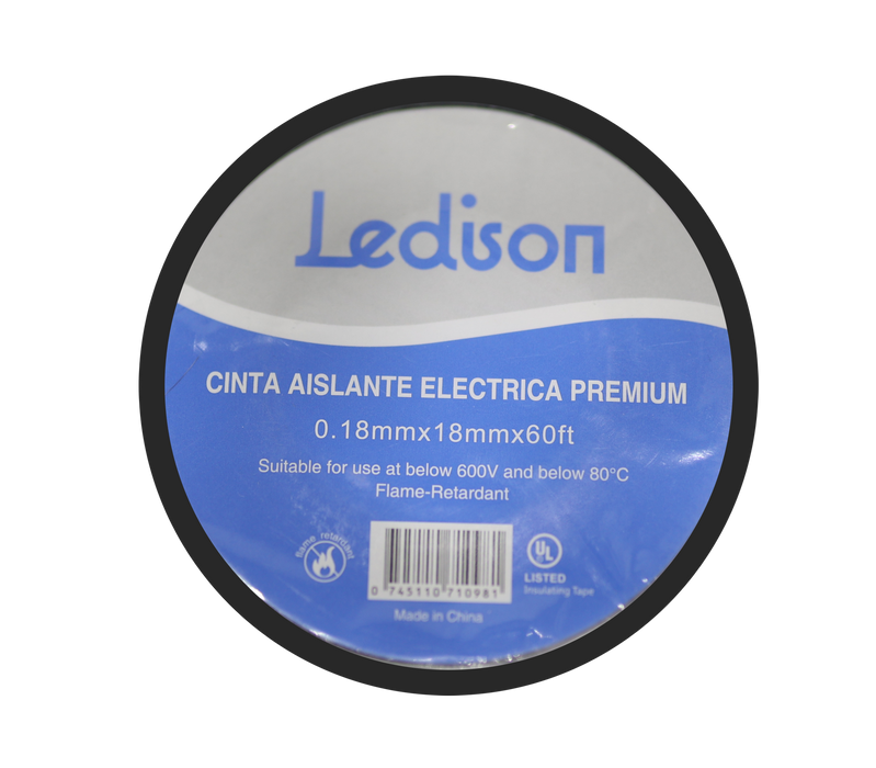 CINTA AISLANTE PREMIUM LEDISON CON RETARDANTE