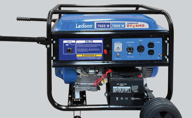 GENERADOR ELECTRICO LEDISON 7500W TURBOFLOWDYNAMO