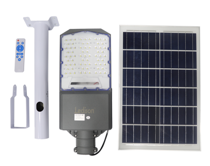 LAMPARA D/ CALLE SOLAR M/ LEDISON 200W PLATINUM ALTA POTENCIA C/ P.SOLAR POR SEPA