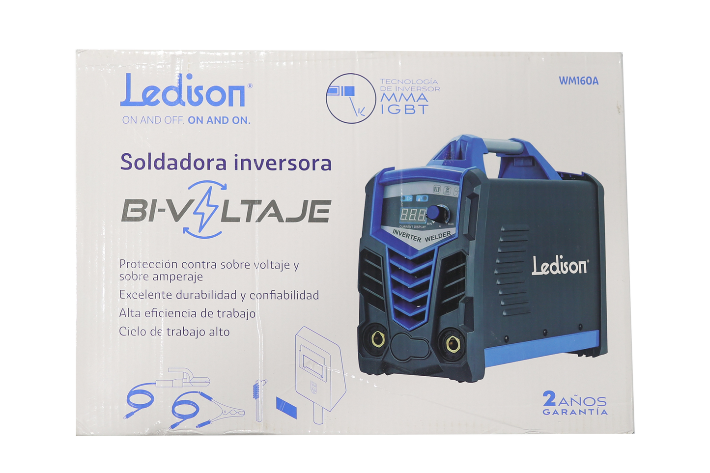 SOLDADORA INVERSORA LEDISON 160A