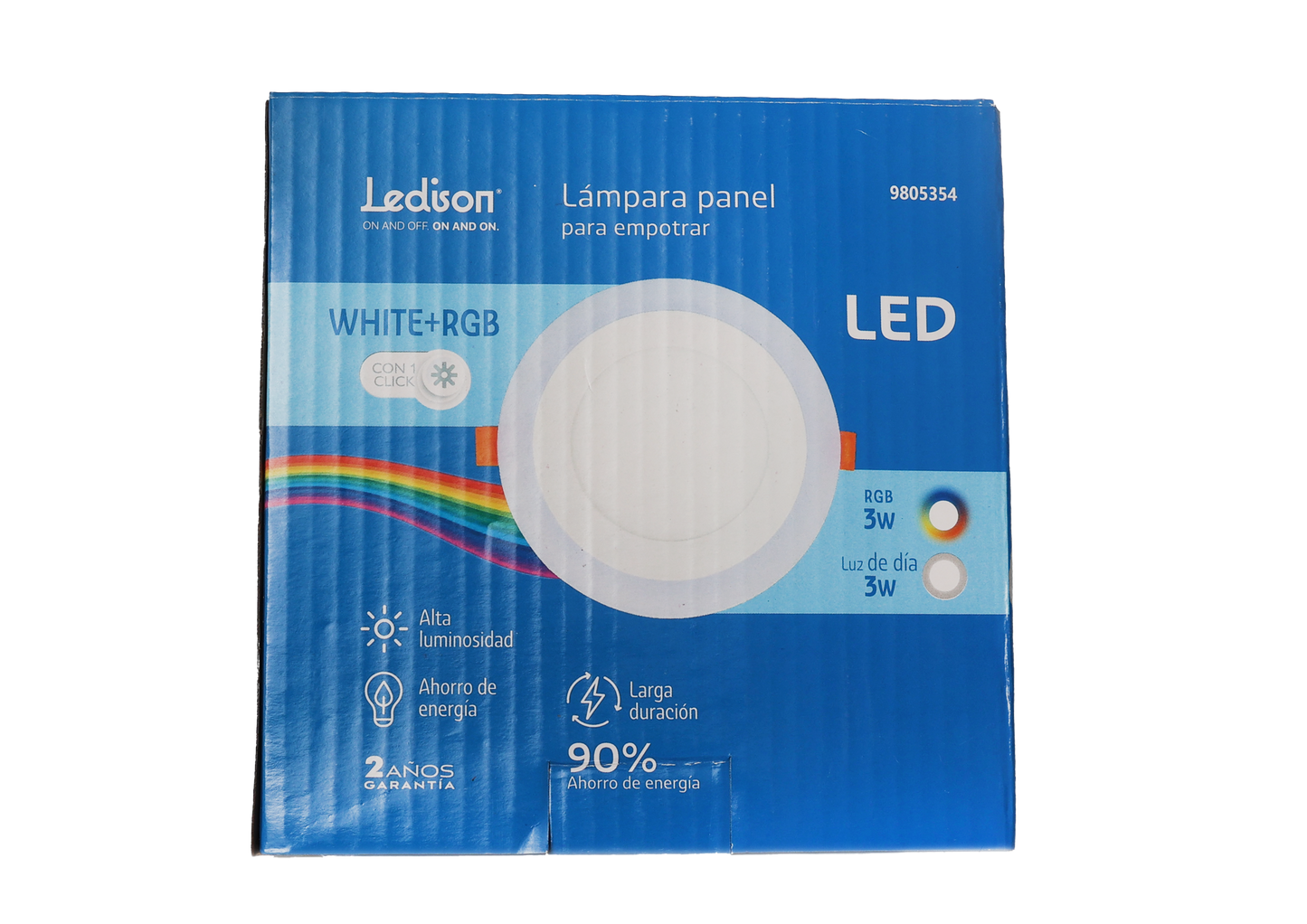 SPOT LEDISON CIRCULAR MULTICOLOR 3+3