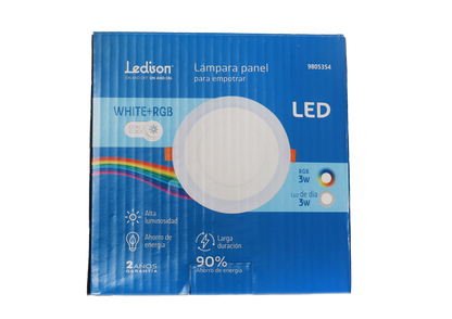 SPOT LEDISON CIRCULAR MULTICOLOR 3+3