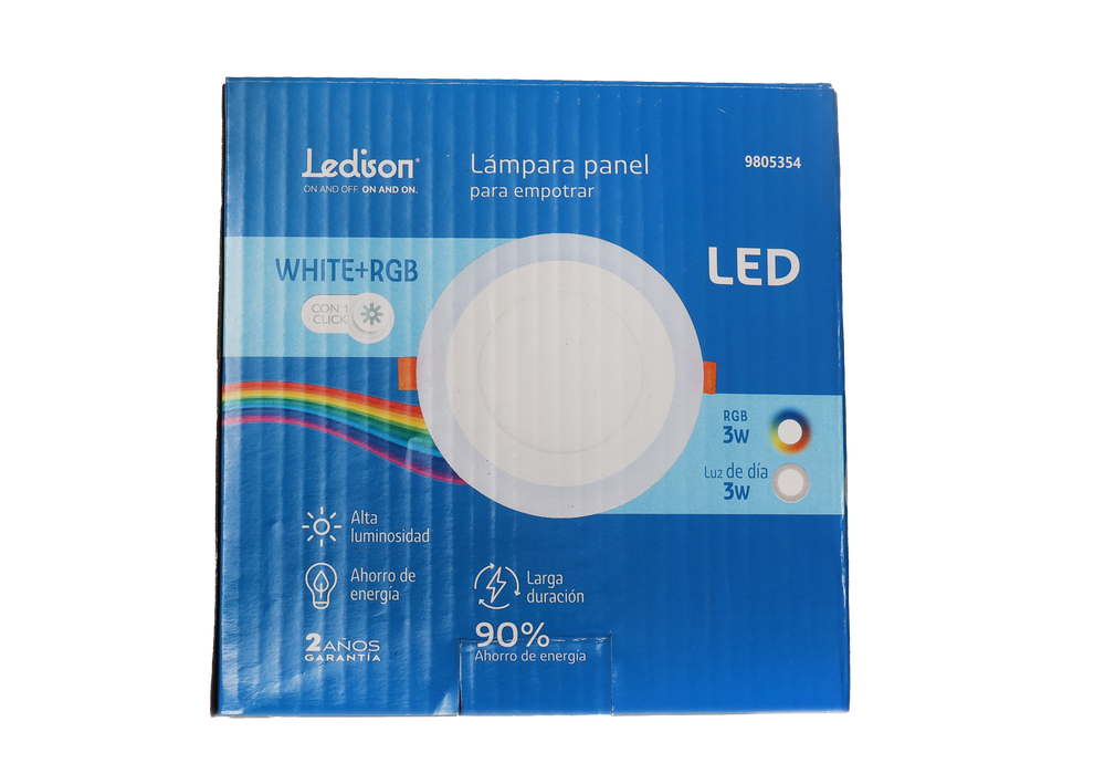 SPOT LEDISON CIRCULAR MULTICOLOR 3+3